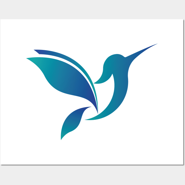 blue bird Wall Art by Express Yourself everyday